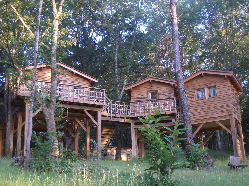 Les Cabanes Du Tertre Urval Exteriér fotografie